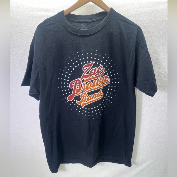 Zac Brown Band 2012 Tour Shirt Mens L Music Country T-shirt Black Event 1874 - Picture 1 of 8
